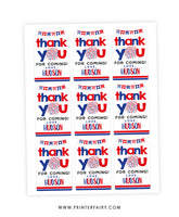 4th July Favor Tags